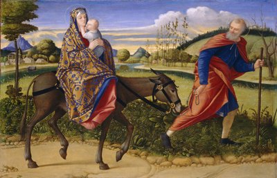 Flight into Egypt by Vittore Carpaccio